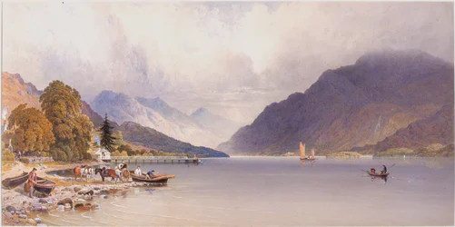 De pier bij Luss, Loch Lomond